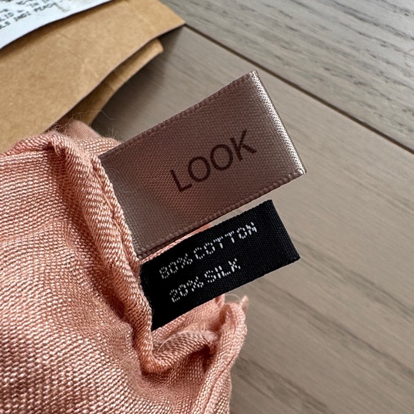 Cotton Silk Blend Infinity Scarf in Peach  blush 🍑☺️ - Picture 4 of 8